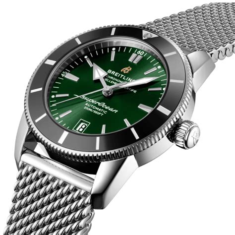 breitling superocean heritage 42 green price|breitling superocean chronograph 42.